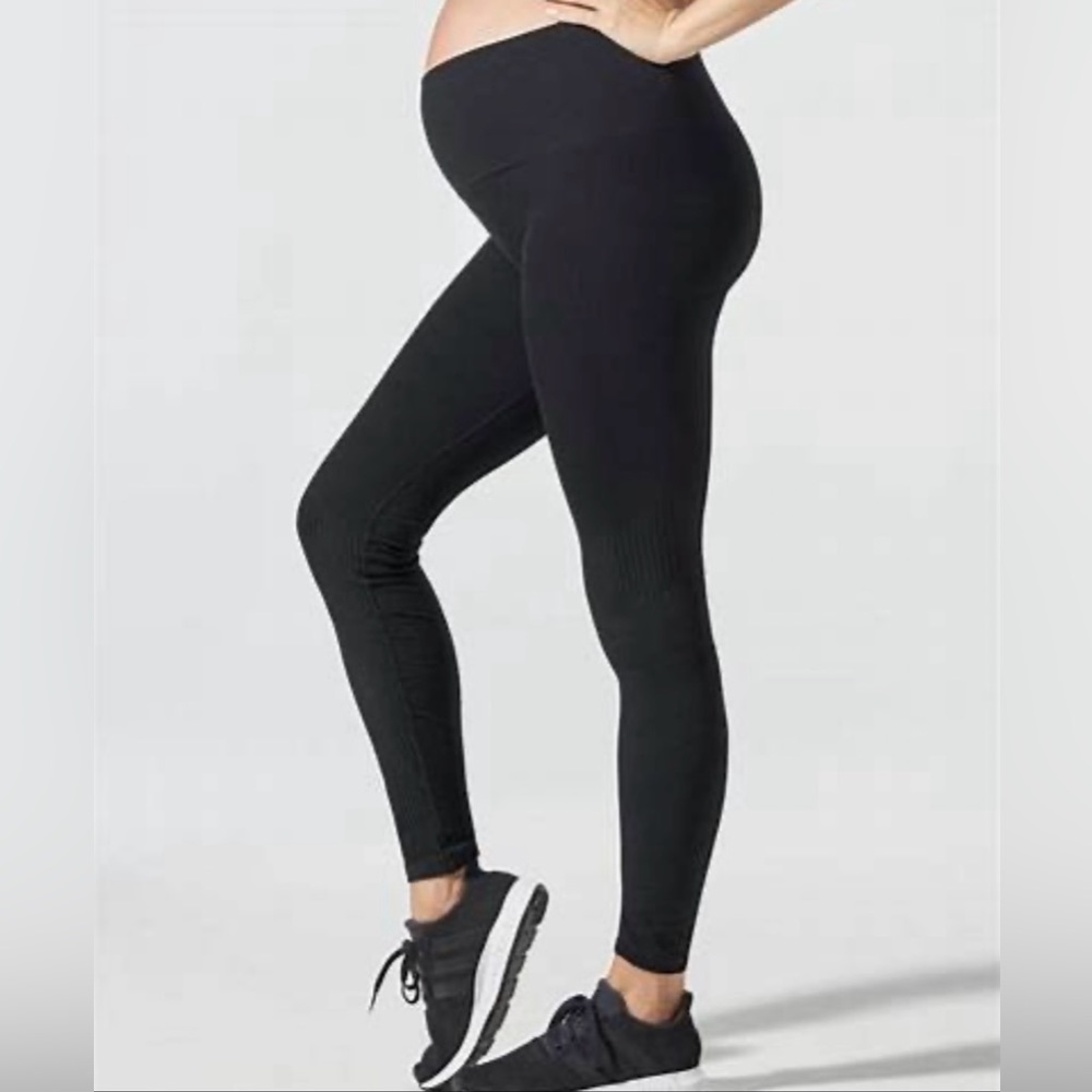 BLANQI leggings High waist Support maternity postpartum Black Sz S NWT